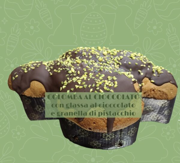 colomba al cioccolato senza glutine e lattosio